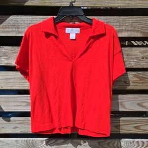 C&C California Bright Red Crop Top